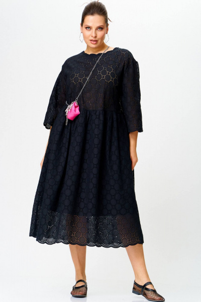 Летнее бохо-платье из хлопка с карманами и подкладкой SOVA 11270 - фото 5