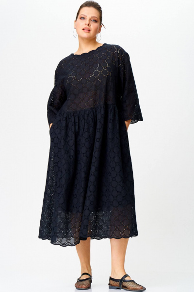 Летнее бохо-платье из хлопка с карманами и подкладкой SOVA 11270 - фото 3