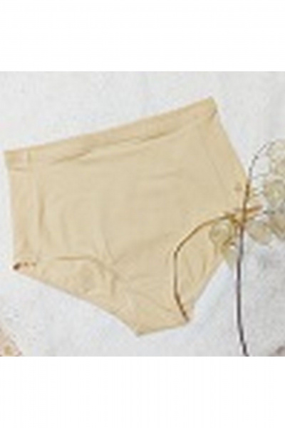 Трусы с высокой посадкой из эластичного хлопка Frank&Co 20303 бежевый - фото 6