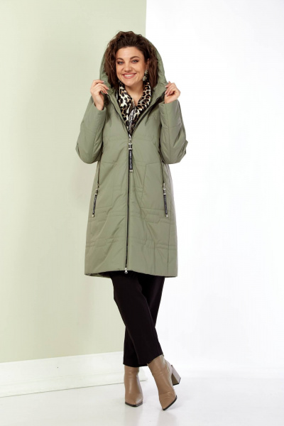 Куртка Shetti 2180 светлая_олива - фото 8
