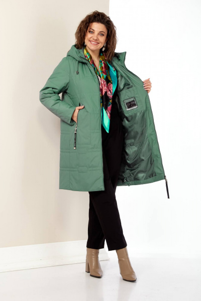 Куртка Shetti 2180 мята - фото 8