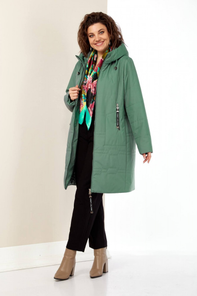 Куртка Shetti 2180 мята - фото 7