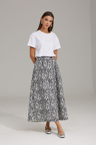 Демисезонный комплект жакет и юбка в стиле casual N.O.W. 1477 - фото 7