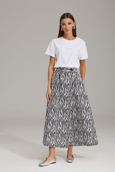 Демисезонный комплект жакет и юбка в стиле casual N.O.W. 1477 - фото 6