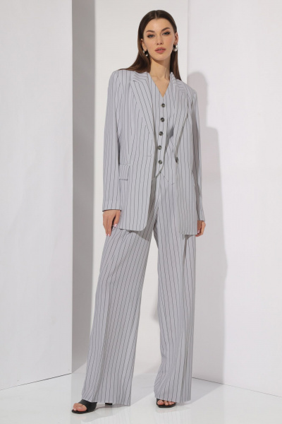 Костюм из текстильных тканей с полосками демисезонный N.O.W. 1275-1 - фото 1