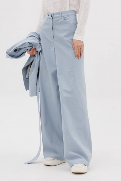 Демисезонный джинсовый комплект: жакет и классические брюки Fantazia Mod 5019 - фото 5