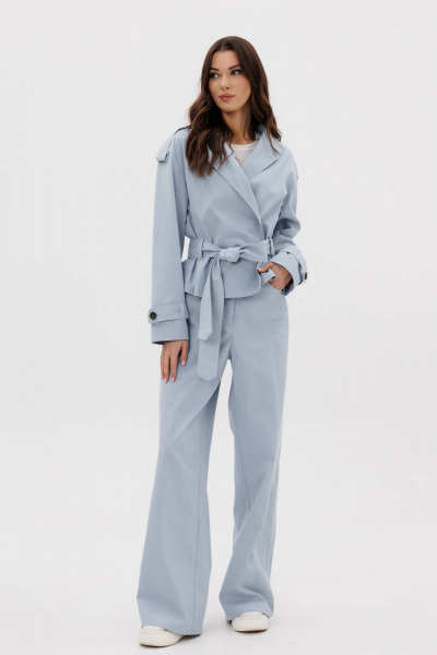 Демисезонный джинсовый комплект: жакет и классические брюки Fantazia Mod 5019 - фото 2