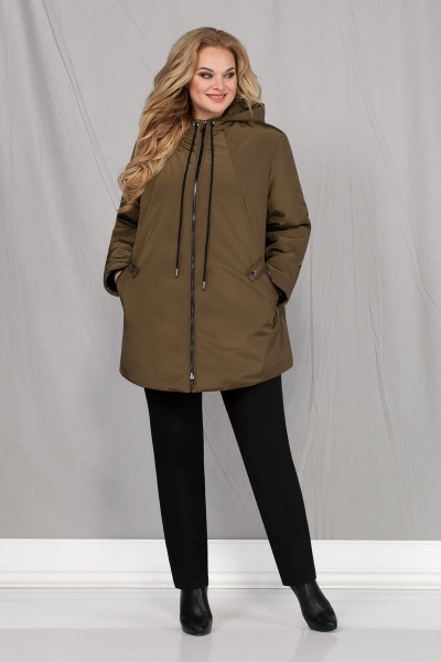 Куртка Ивелта плюс 902 коричневый - фото 1