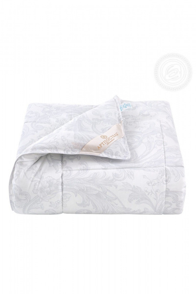 Домашнее одеяло из сатина и хлопка с пуховым наполнением АРТПОСТЕЛЬ 2017 - фото 1