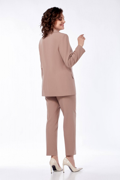 Брюки, жакет Temper 154 песочный - фото 7