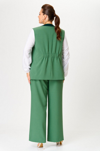 Костюм с жилетом и брючками из текстиля Надин-Н 2176 - фото 2