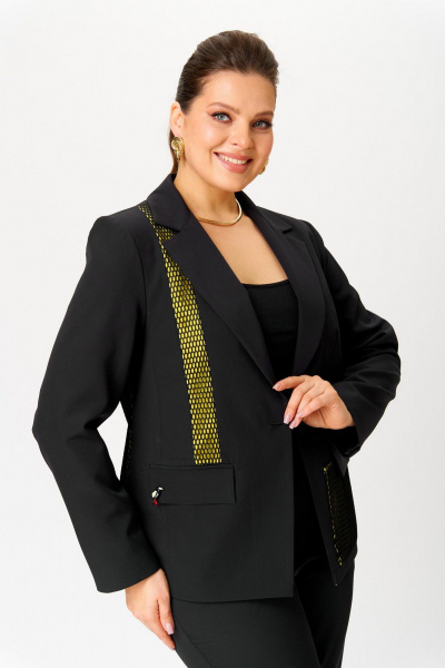 Костюм с жакетом и брючками из текстиля Надин-Н 2174 - фото 4