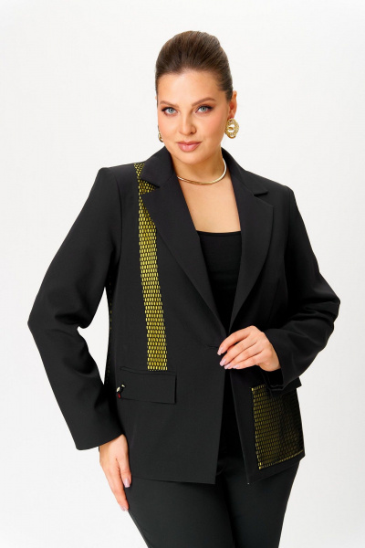 Костюм с жакетом и брючками из текстиля Надин-Н 2174 - фото 3