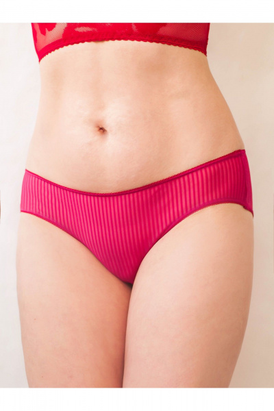 Трусы слипы из микрофибры из хлопковой ластовицей Frank&Co 25430 малиновый - фото 1