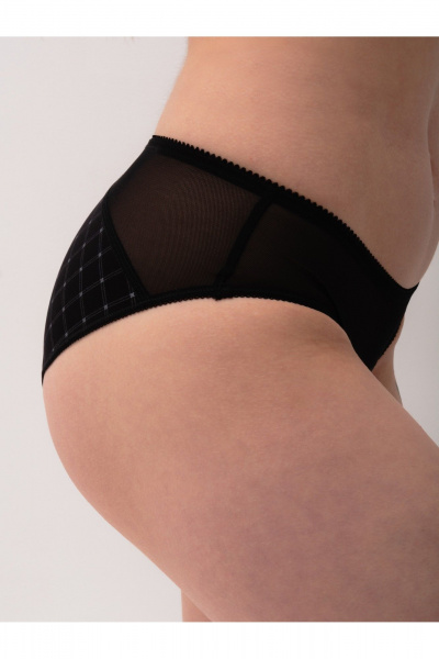 Трусы слипы из комбинированных полотен с сеткой Frank&Co 23231 черный - фото 4