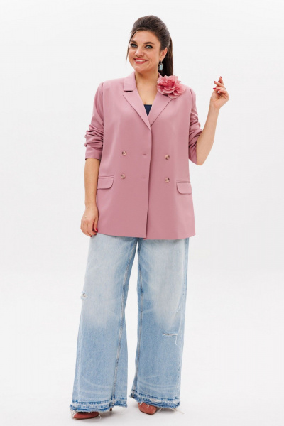 Жакет Anelli 1373 розовый - фото 7