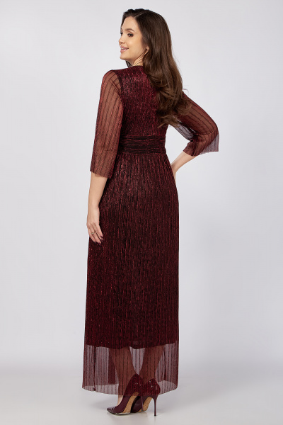 Платье больших размеров из плиссированной ткани Algranda А4036-3 - фото 6