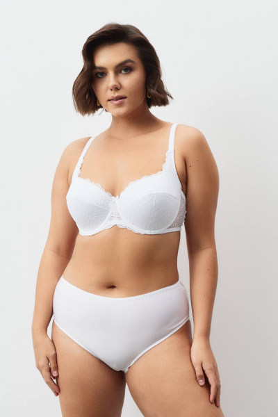 Бюстгальтер кружевной на мягкой основе и косточках Леди Леда 253-342 - фото 3