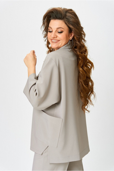 Брюки и жакет из текстиля в классическом стиле Danaida 2240 бежевый - фото 17