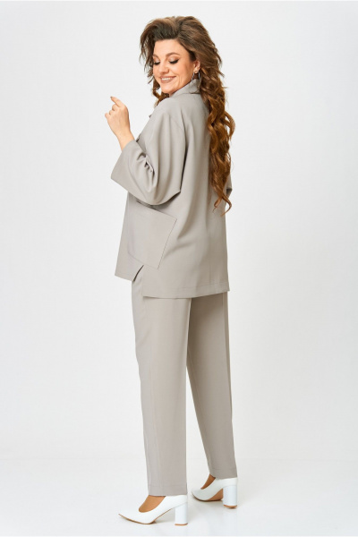 Брюки и жакет из текстиля в классическом стиле Danaida 2240 бежевый - фото 6