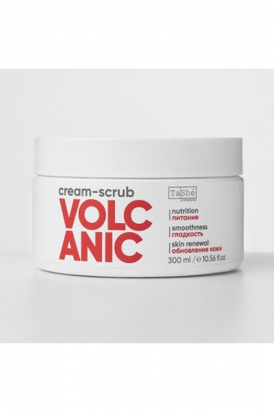 Скраб для тела с вулканическим риолитом и маслом ши TaShe Smoothing volcanic cream-scrub Крем-скраб для тела - фото 1