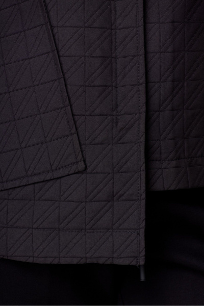 Жакет без подкладки с длинным рукавом и классическим кроем DaLi 4600 чёрный - фото 5