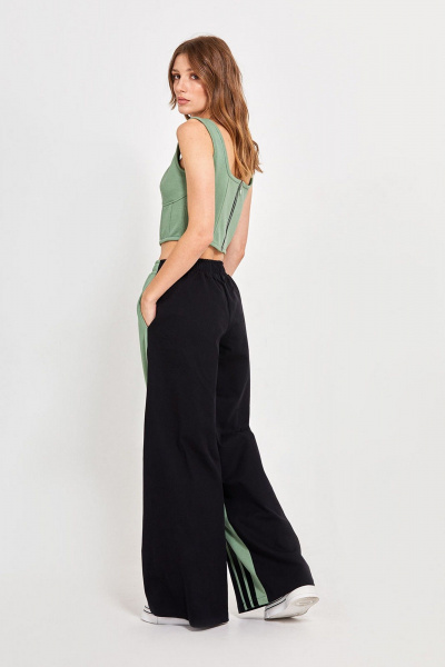 Джинсовый комплект: брюки, топ и джемпер с капюшоном Rivoli 9024 - фото 6