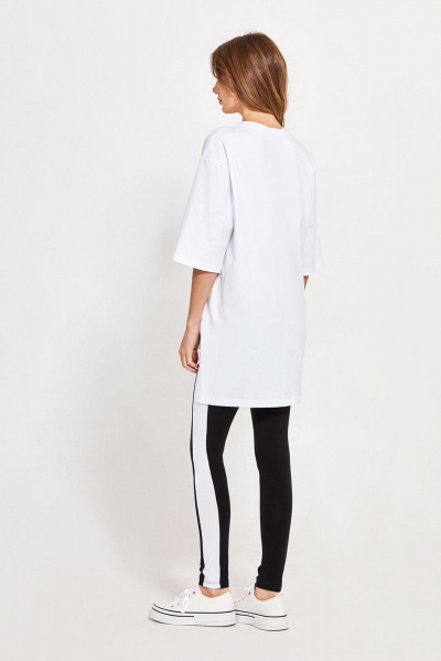 Джемпер oversize с разрезами и удлиненной спинкой Rivoli 6037 - фото 4