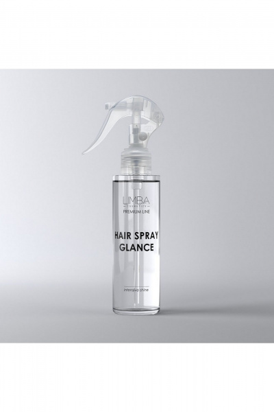 Бесцветный спрей для волос для укладки и восстановления Limba Cosmetics Premium Line Spray Glance - фото 1