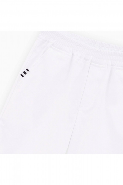 Шорты из твила для девочки с карманами и репсовой тесьмой Bell Bimbo 251232 белый - фото 2