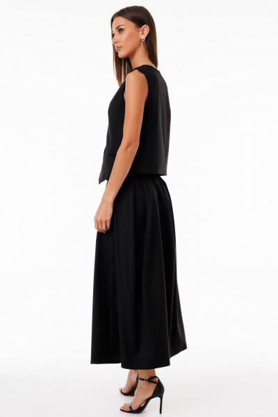 Жилет юбка костюм из костюмной ткани с карманами и складками Kivviwear 42344235.07 - фото 8