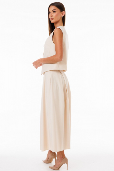 Жилет юбка костюм из костюмной ткани с боковыми карманами Kivviwear 42344235.08 - фото 6