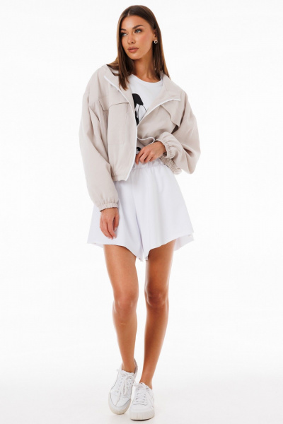 Ветровка демисезонная плащёвая с капюшоном на каждый день Kivviwear 4270.01 - фото 2