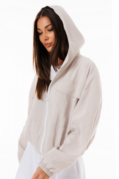 Ветровка демисезонная плащёвая с капюшоном на каждый день Kivviwear 4270.01 - фото 1