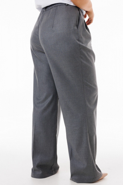 Демисезонные брюки палаццо из костюмной ткани с карманами Kivviwear 4271.01 - фото 8