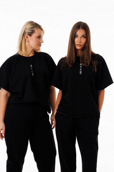 Футболка свободного кроя из трикотажа хлопка Kivviwear 4267.06 - фото 6