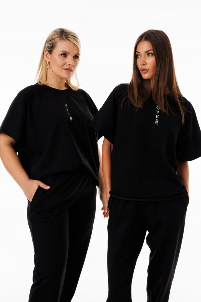 Футболка свободного кроя из трикотажа хлопка Kivviwear 4267.06 - фото 1