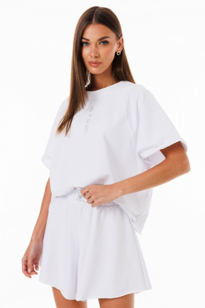 Футболка свободного кроя из трикотажа хлопка Kivviwear 4267.01 - фото 1