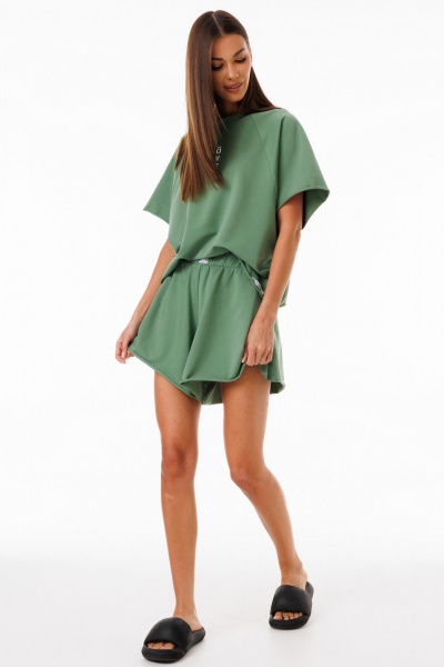 Футболка свободного кроя из трикотажа хлопка Kivviwear 4267.04 - фото 5