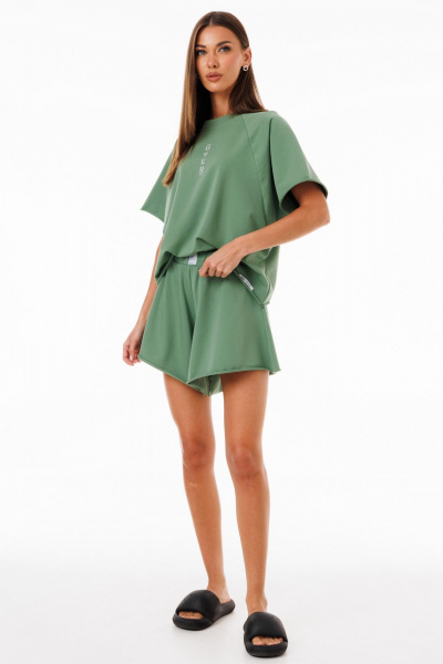 Футболка свободного кроя из трикотажа хлопка Kivviwear 4267.04 - фото 4