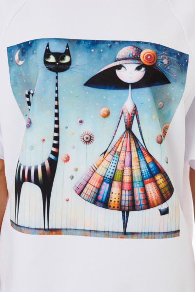 Спортивный костюм из трикотажа с ярким джемпером и брюками Kivviwear 42674184.08 - фото 9