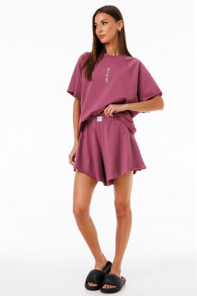 Спортивный костюм из трикотажа с шортами и джемпером Kivviwear 42674268.02 - фото 4