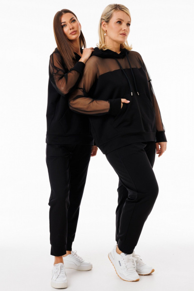 Костюм с худи и брюками с сетчатыми деталями Kivviwear 42894040.05 - фото 7