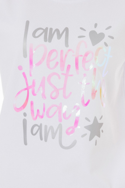 Футболка из кулирной глади с яркими принтами Kivviwear 4039.01 - фото 6