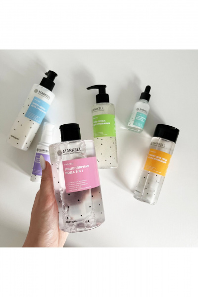 Мицеллярная вода 5 в 1 для лица 430 мл MARKELL PRO-BIO Мицеллярная вода 5в1 - фото 5