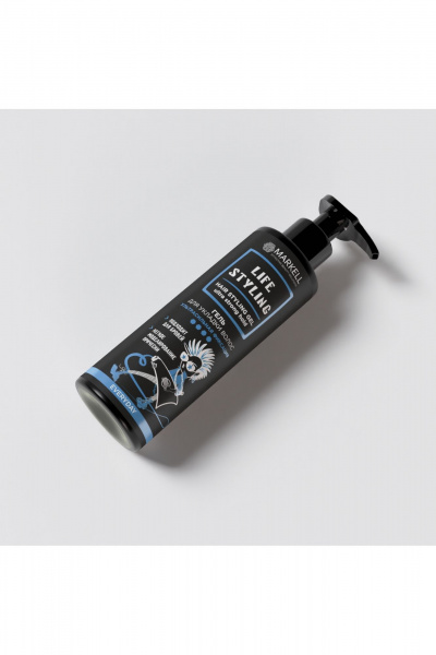 Гель для укладки волос с пантенолом и маслом макадамии 195 мл MARKELL #LIFESTYLING Гель для укладки волос Ультрасильная фиксация - фото 2