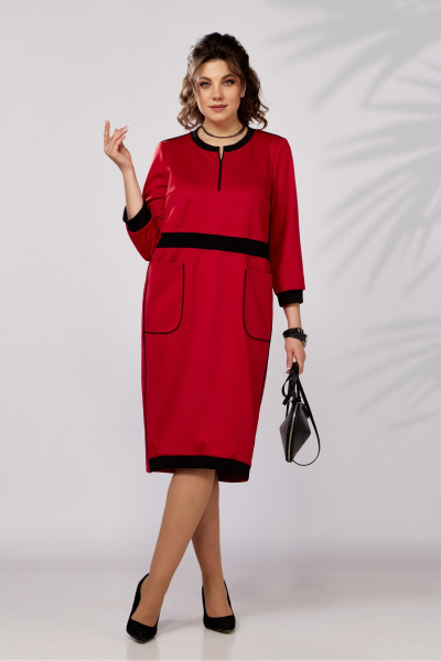 Демисезонное спортивное платье из трикотажа с карманами Lady Secret 3766 - фото 6