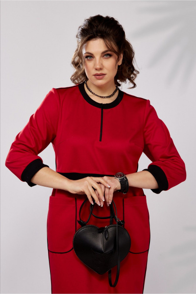 Демисезонное спортивное платье из трикотажа с карманами Lady Secret 3766 - фото 4