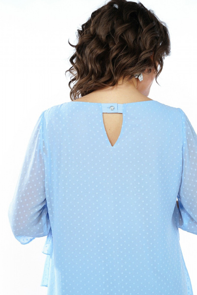 Платье Alani Collection 2308 голубой - фото 7