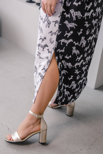 Демисезонное платье с рукавом ¾ и воротником рубашечным ASV 2504 - фото 4